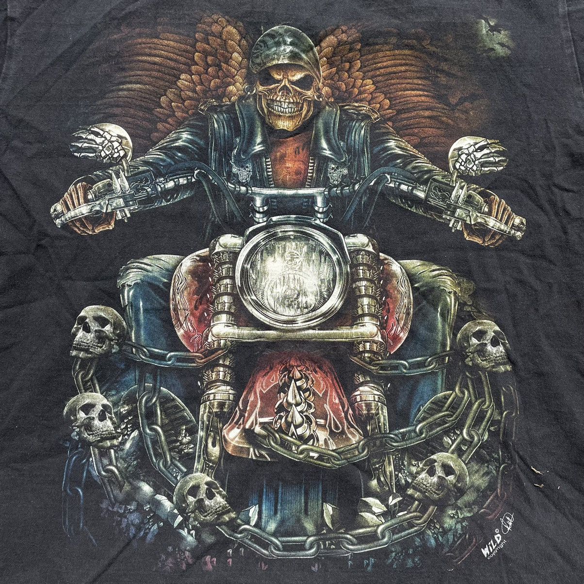 Band Tees Vintage Y2K Skulls Dead Face Horror Tee Rock Streetwear Size US L / EU 52-54 / 3 - 4 Thumbnail