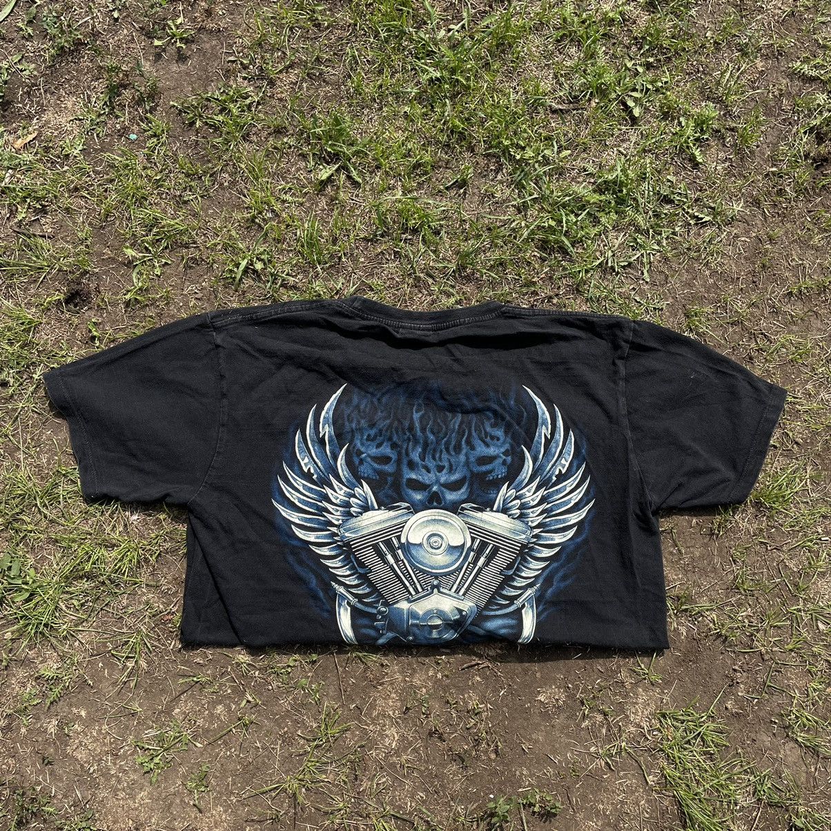 Band Tees Vintage Y2K Skulls Dead Face Horror Tee Rock Streetwear Size US L / EU 52-54 / 3 - 5 Thumbnail