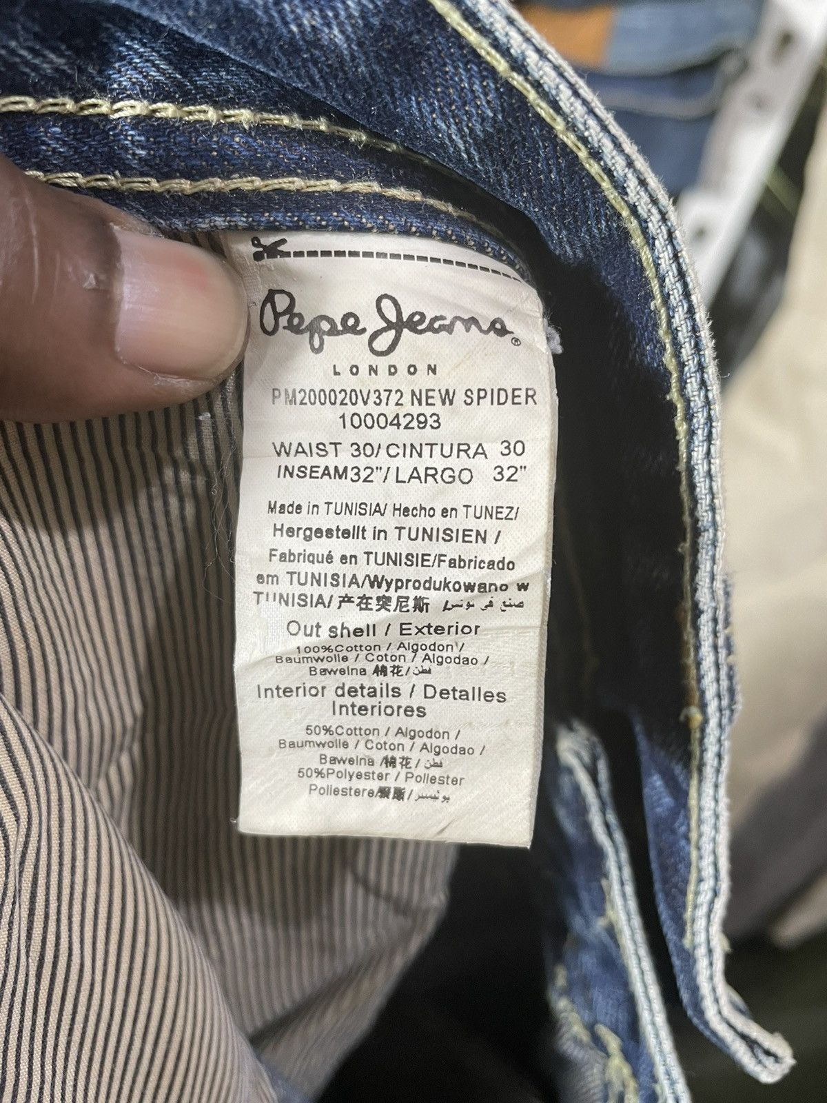 Pepe Jeans Distressed Pepe Jeans London Size US 32 / EU 48 - 8 Thumbnail