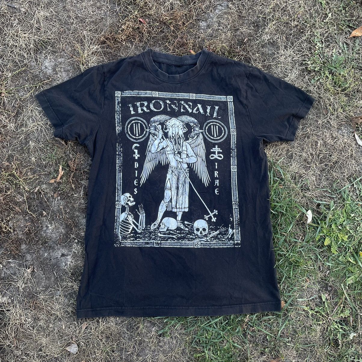 Vintage Vintage 90s Grunge Graphic Tee Dark Angel Skull Punk Boxy M Size US M / EU 48-50 / 2 - 1 Thumbnail