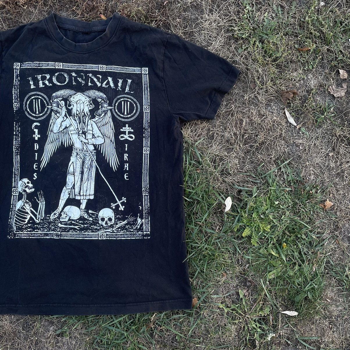 Vintage Vintage 90s Grunge Graphic Tee Dark Angel Skull Punk Boxy M Size US M / EU 48-50 / 2 - 2 Thumbnail