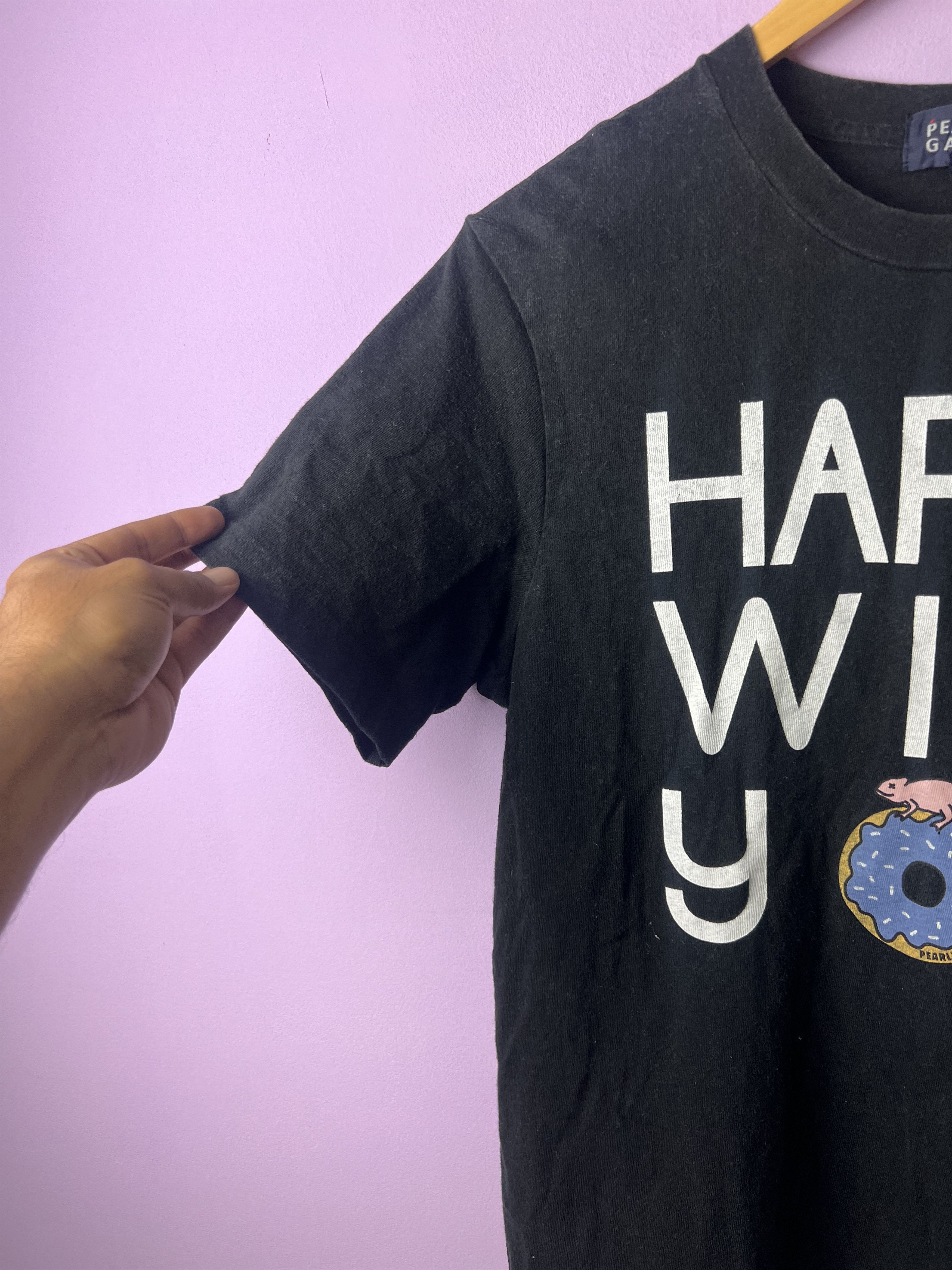 Japanese Brand 🔥Vintage Pearly Gates Happy With You Tees Size US M / EU 48-50 / 2 - 8 Thumbnail