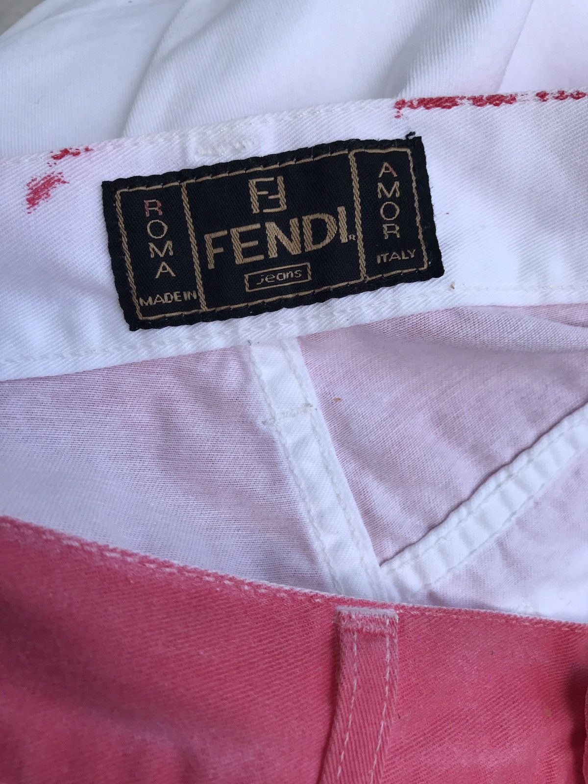 Fendi Fendi Italy Casual Pants Two Tones Pants Luxury Italy Brand Size US 28 / EU 44 - 16 Thumbnail