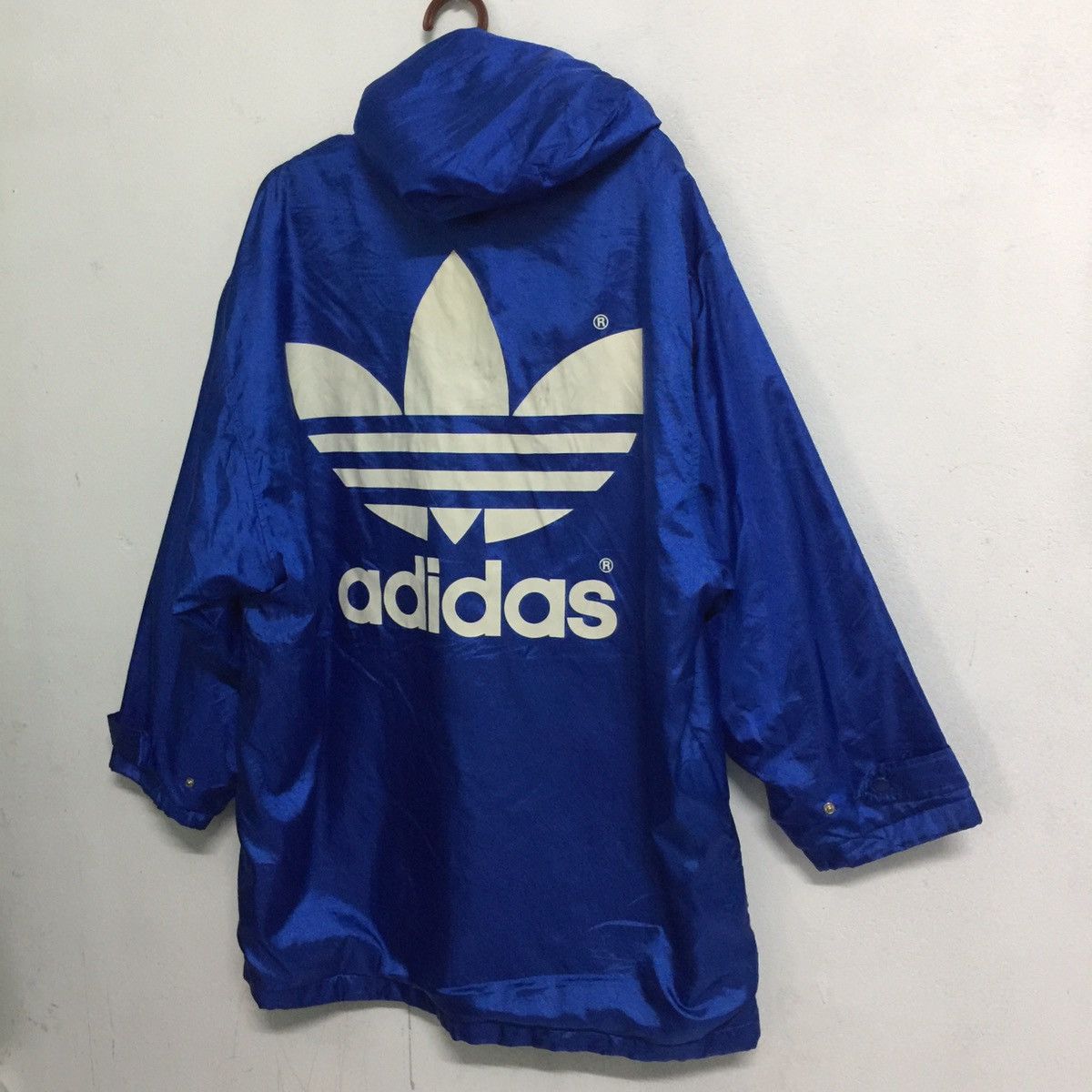 Adidas Adidas big logo jacket from Japan Size US M / EU 48-50 / 2 - 2 Thumbnail