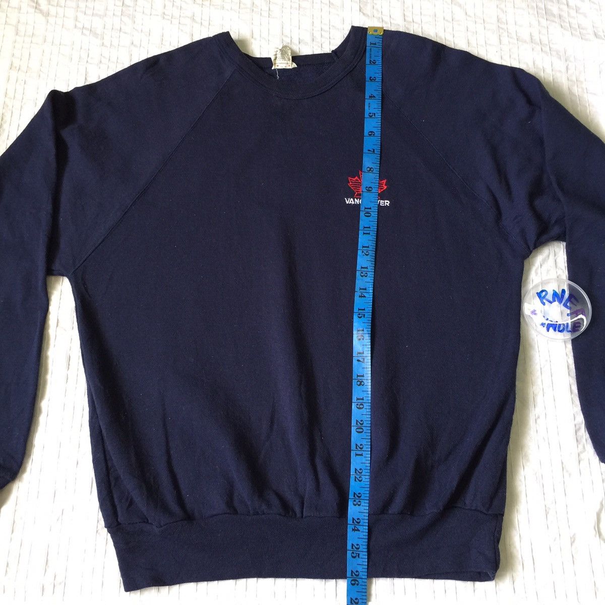 Vintage Vancouver small embroidered sweatshirt made in Canada Size US L / EU 52-54 / 3 - 13 Thumbnail