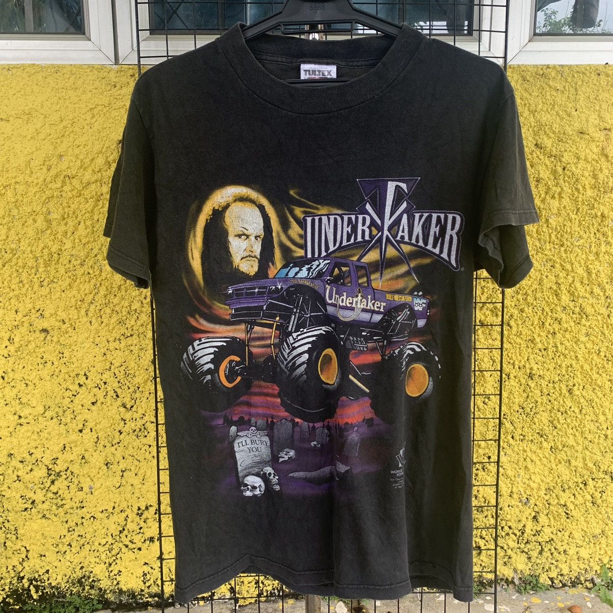 Tultex Undertaker vintage WWF 90s black tshirt tee Size US S / EU 44-46 / 1 - 2 Thumbnail