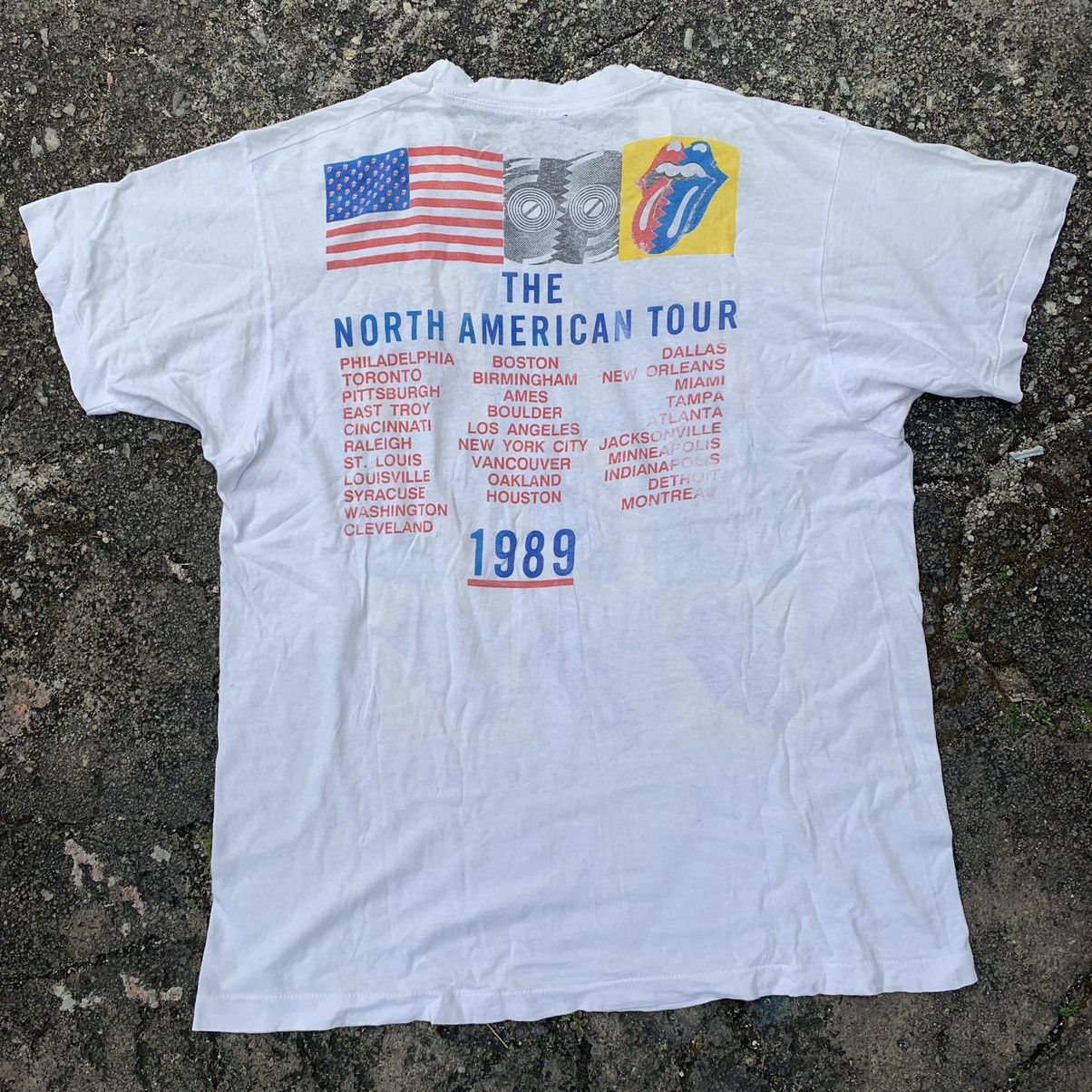 Band Tees Rolling Stones the North American tour 89 Size US L / EU 52-54 / 3 - 4 Thumbnail