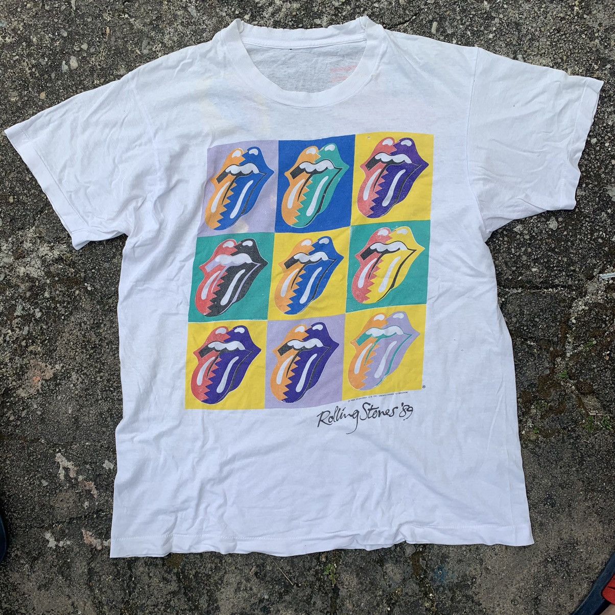 Band Tees Rolling Stones the North American tour 89 Size US L / EU 52-54 / 3 - 3 Thumbnail