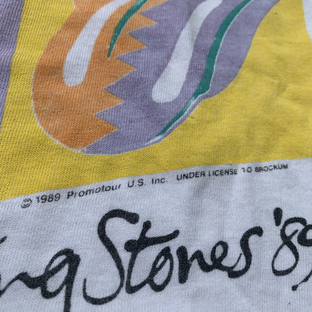 Band Tees Rolling Stones the North American tour 89 Size US L / EU 52-54 / 3 - 6 Thumbnail