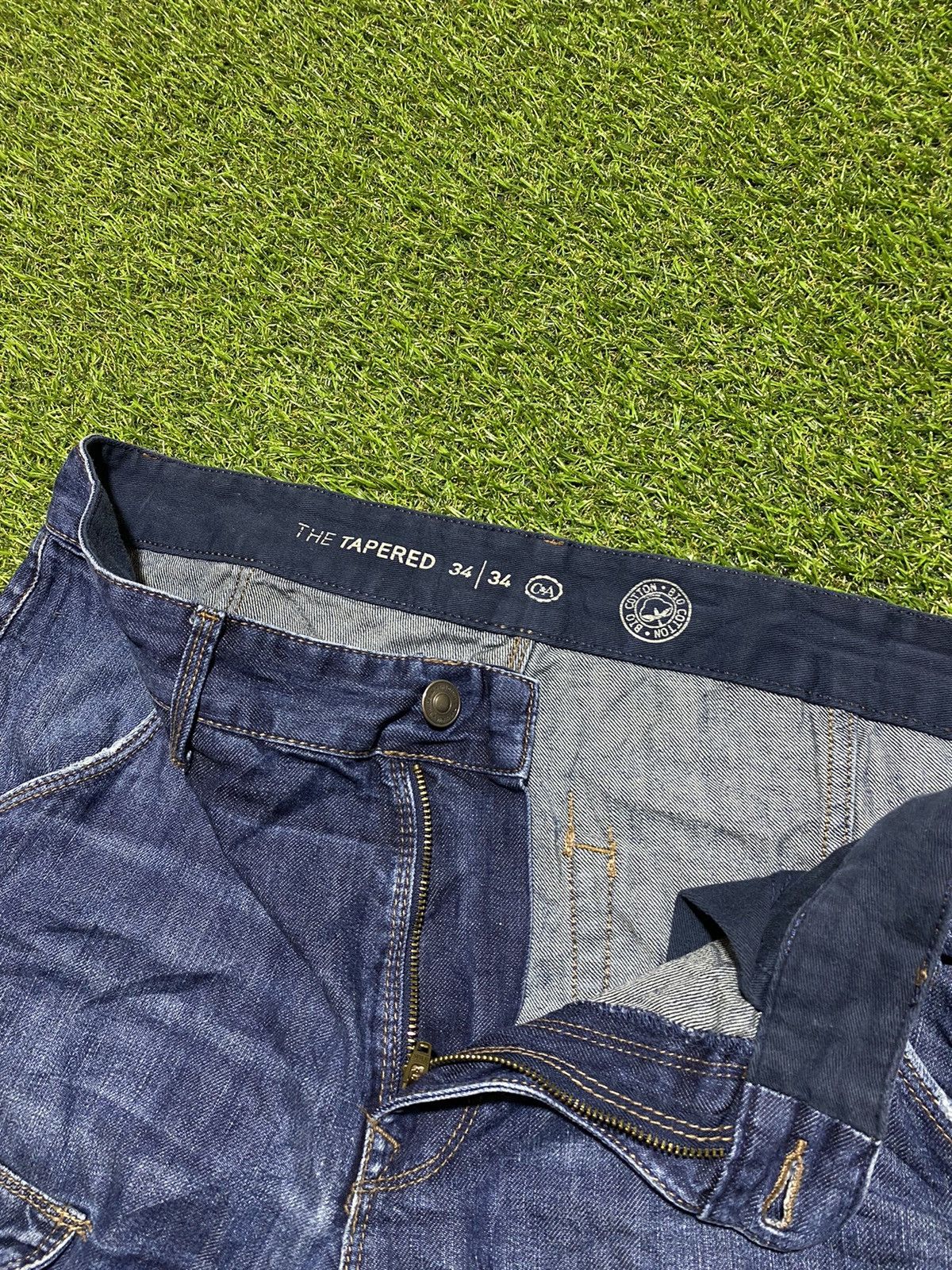 Japanese Brand Vintage Y2k Cargo jeans denim streetwear Japanese size 34 Size US 34 / EU 50 - 5 Thumbnail