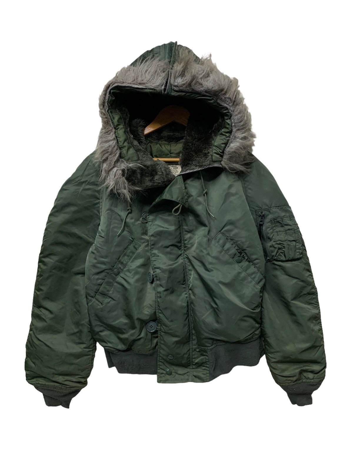 Alpha Industries 🔥VTG ALPHA INDUSTRIES HEAVY COAT N-2B Size US M / EU 48-50 / 2 - 1 Thumbnail