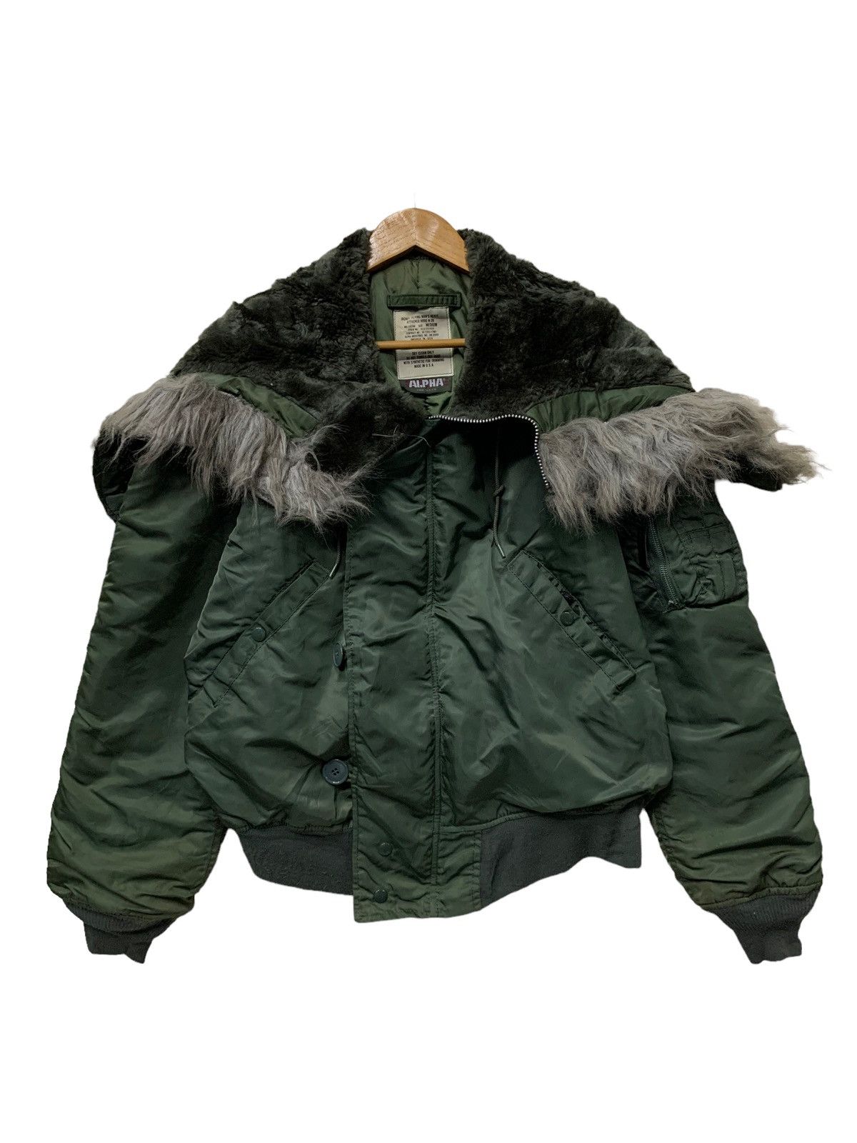 Alpha Industries 🔥VTG ALPHA INDUSTRIES HEAVY COAT N-2B Size US M / EU 48-50 / 2 - 2 Thumbnail