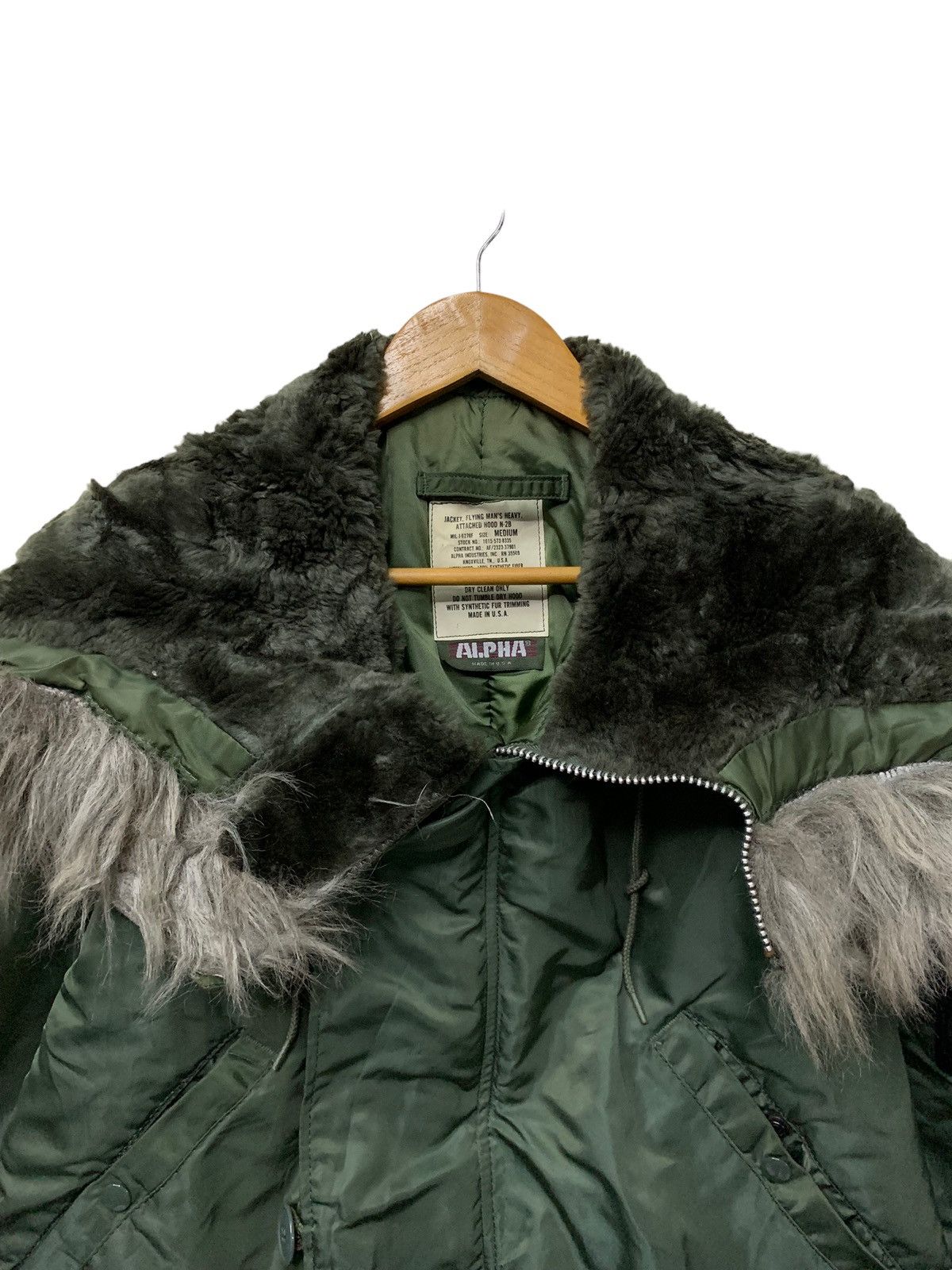 Alpha Industries 🔥VTG ALPHA INDUSTRIES HEAVY COAT N-2B Size US M / EU 48-50 / 2 - 5 Thumbnail