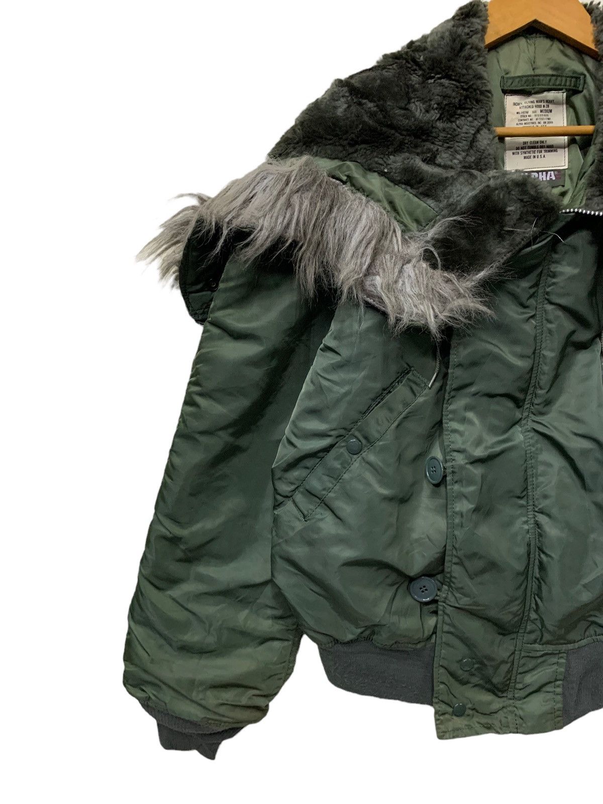Alpha Industries 🔥VTG ALPHA INDUSTRIES HEAVY COAT N-2B Size US M / EU 48-50 / 2 - 3 Thumbnail