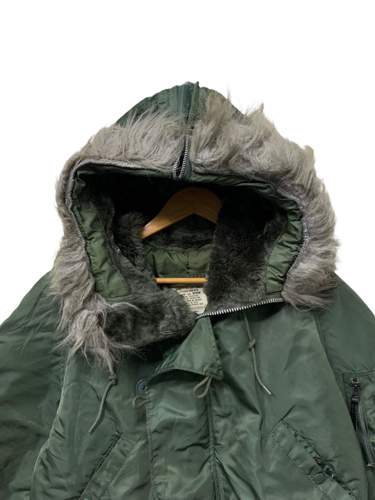 Alpha Industries 🔥VTG ALPHA INDUSTRIES HEAVY COAT N-2B Size US M / EU 48-50 / 2 - 11 Thumbnail