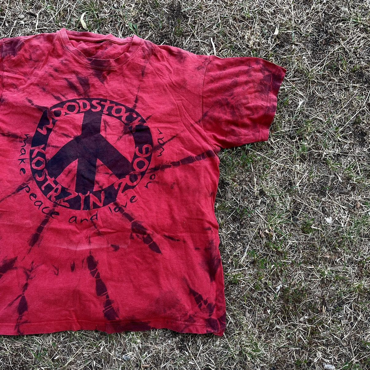 Band Tees Vintage 90s Make Peace And Love Art Band Rock Streetwear Size US L / EU 52-54 / 3 - 2 Thumbnail