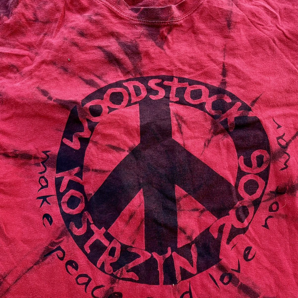 Band Tees Vintage 90s Make Peace And Love Art Band Rock Streetwear Size US L / EU 52-54 / 3 - 5 Thumbnail