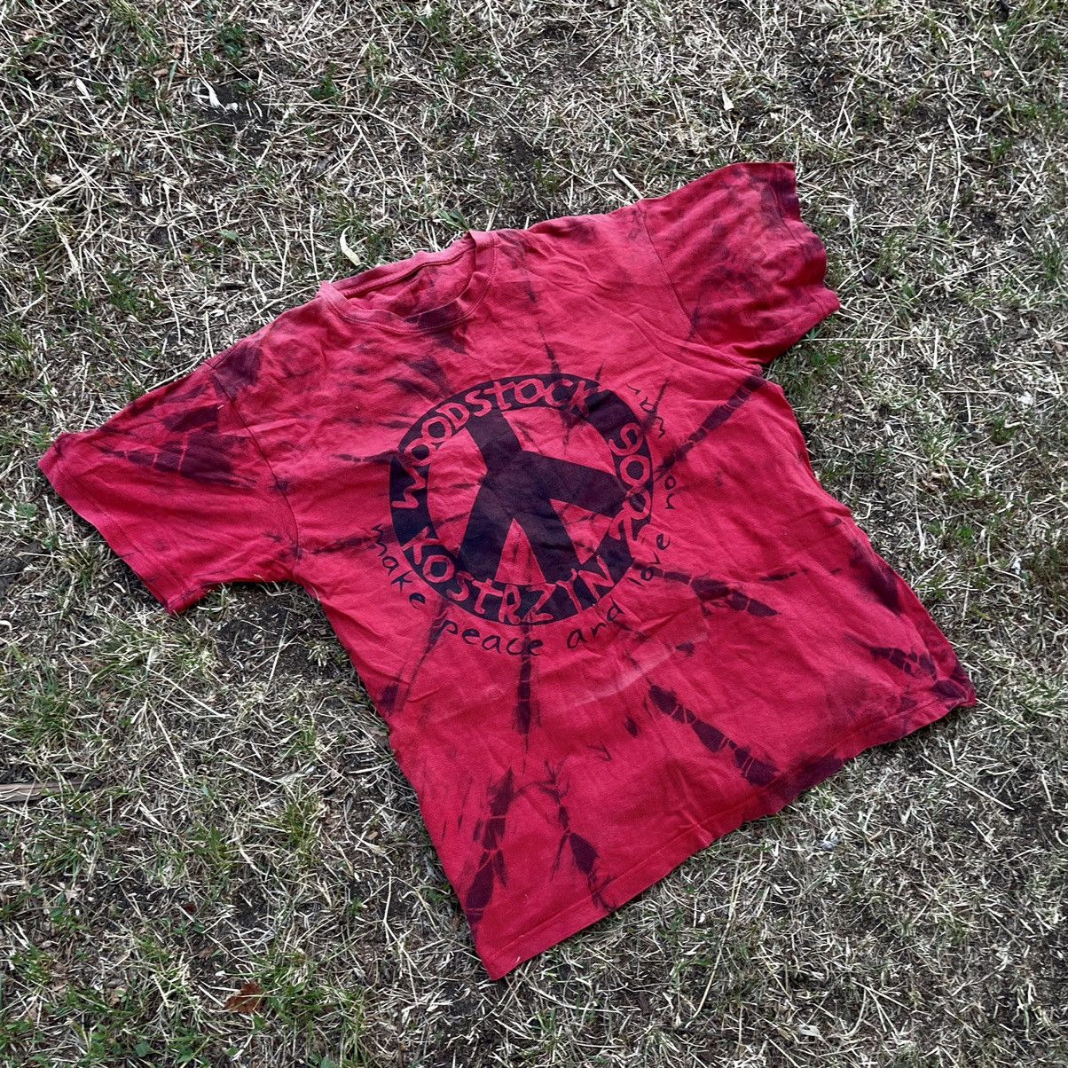 Band Tees Vintage 90s Make Peace And Love Art Band Rock Streetwear Size US L / EU 52-54 / 3 - 4 Thumbnail