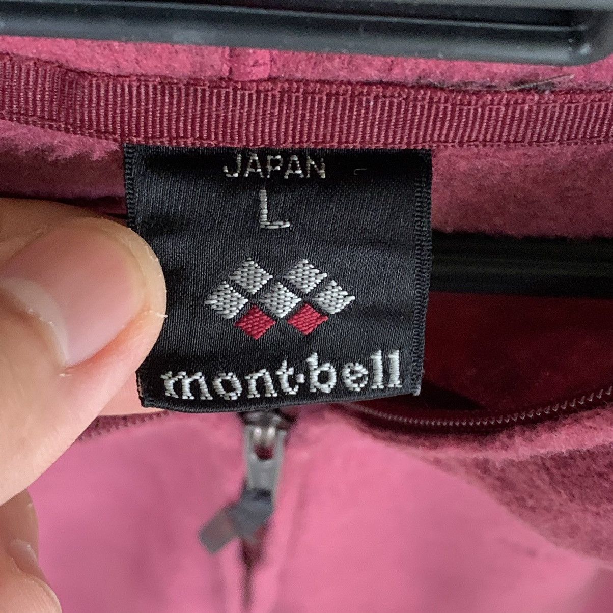 Japanese Brand × Montbell × Vintage Montbell fleece zipper light jacket Size US L / EU 52-54 / 3 - 8 Thumbnail