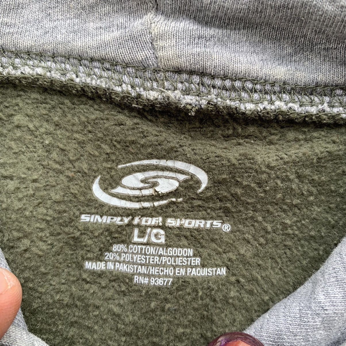 Japanese Brand Simply for sport hoodie sweatshirts minor sunfaded style Size US L / EU 52-54 / 3 - 9 Thumbnail