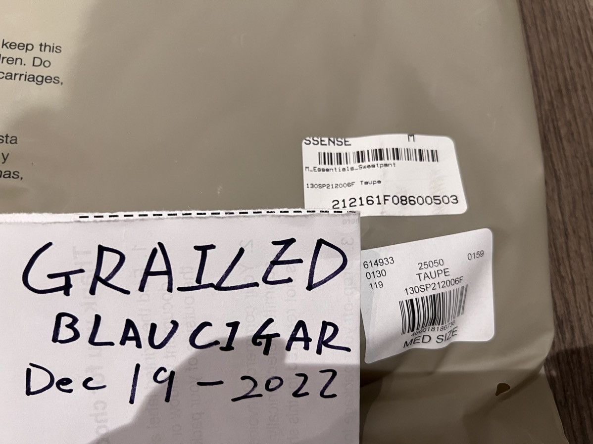 Essentials × Fear of God Fear of God Essentials Taupe sweatpants Medium Size US 32 / EU 48 - 3 Thumbnail