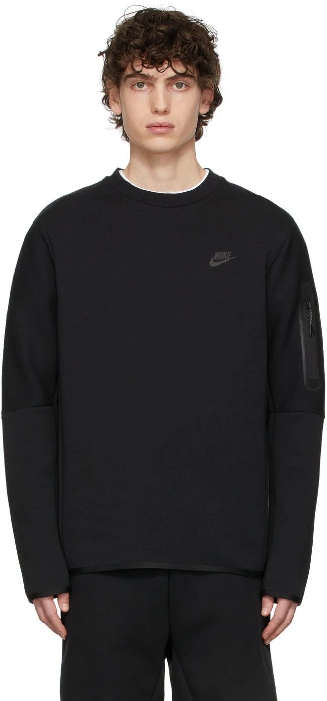 Nike NIKE Black Tech Fleece Sweatshirt medium Size US M / EU 48-50 / 2 - 1 Thumbnail