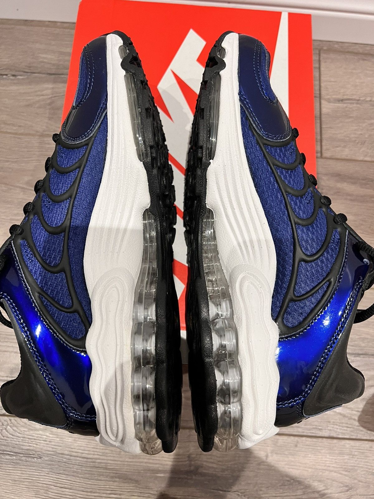 Nike Nike AIR TUNED MAX BLUE VOID/BLACK-SUMMIT WHITE Size US 8.5 / EU 41-42 - 3 Thumbnail