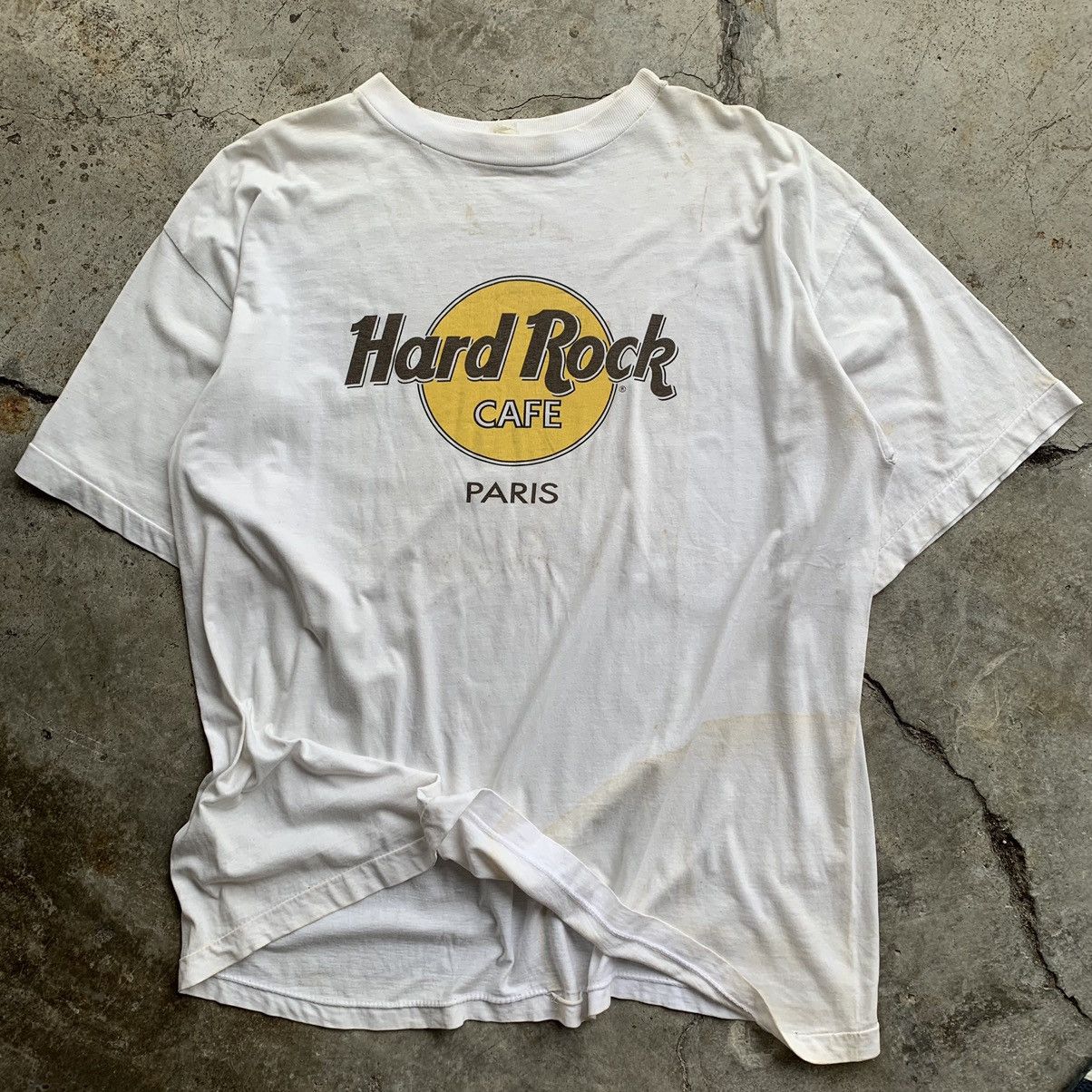 Hard Rock Cafe × Vintage Hard Rock Cafe Paris vintage tshirt tee Size US XL / EU 56 / 4 - 15 Thumbnail