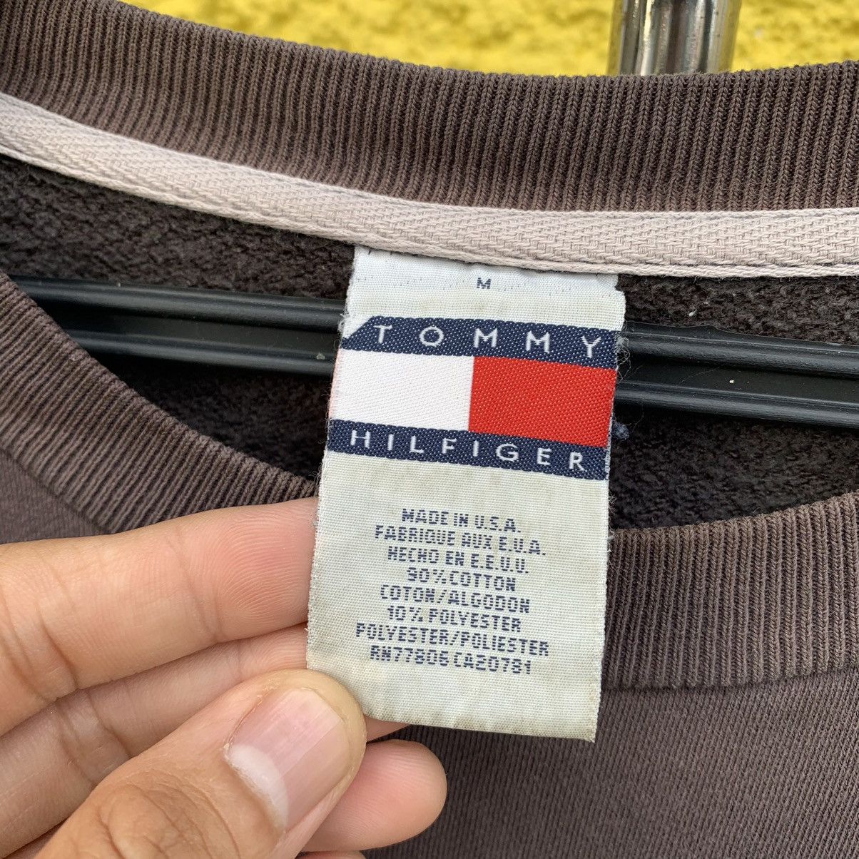 Tommy Hilfiger × Vintage Tommy Hilfiger sweatshirt vintage 90s THRASHED Size US M / EU 48-50 / 2 - 7 Thumbnail