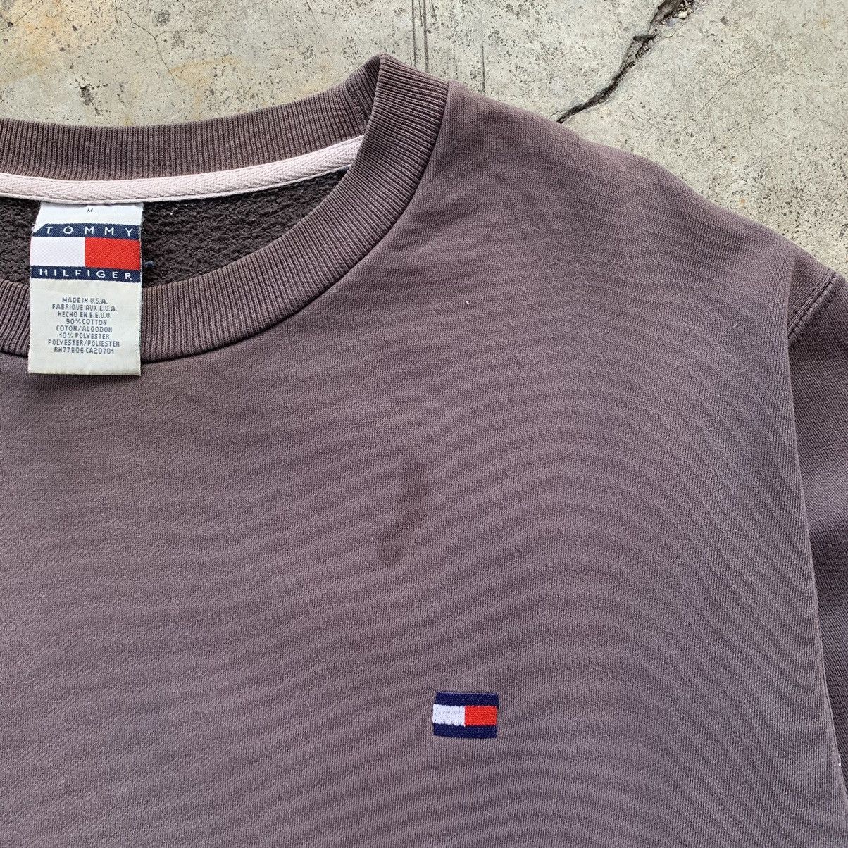 Tommy Hilfiger × Vintage Tommy Hilfiger sweatshirt vintage 90s THRASHED Size US M / EU 48-50 / 2 - 3 Thumbnail