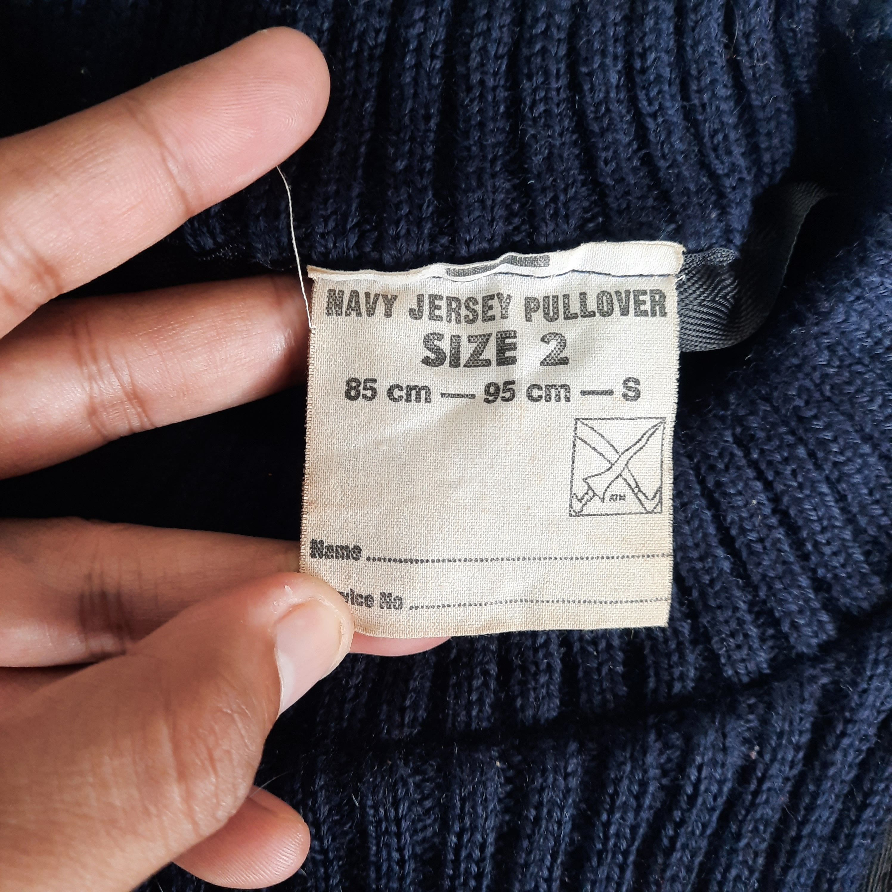 Other 🔥Vintage military navy army wool pullover knitwear Size US S / EU 44-46 / 1 - 6 Thumbnail