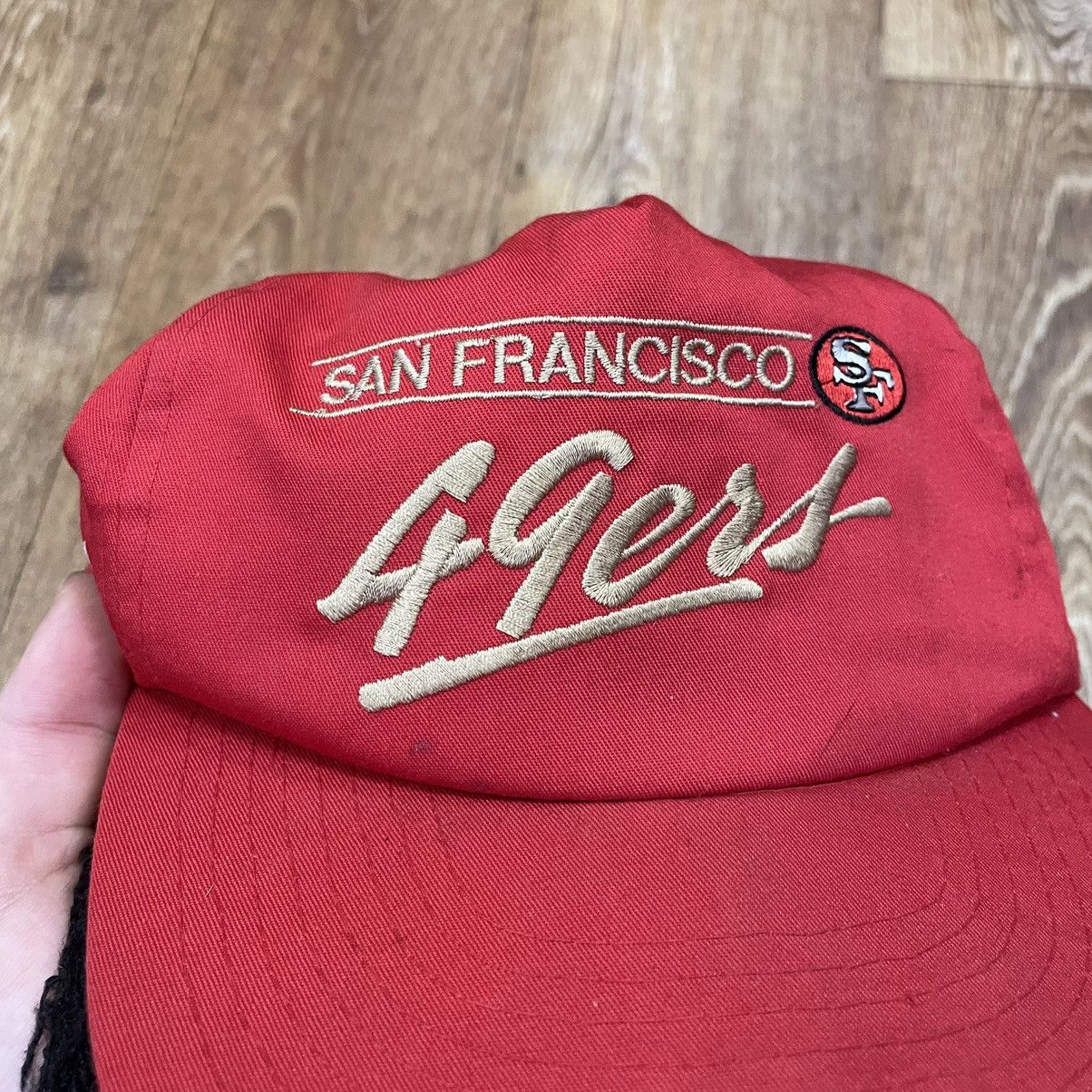 NFL × New Era Vintage 90s San Francisco NFL Cap Hat Streetwear Size ONE SIZE - 3 Thumbnail