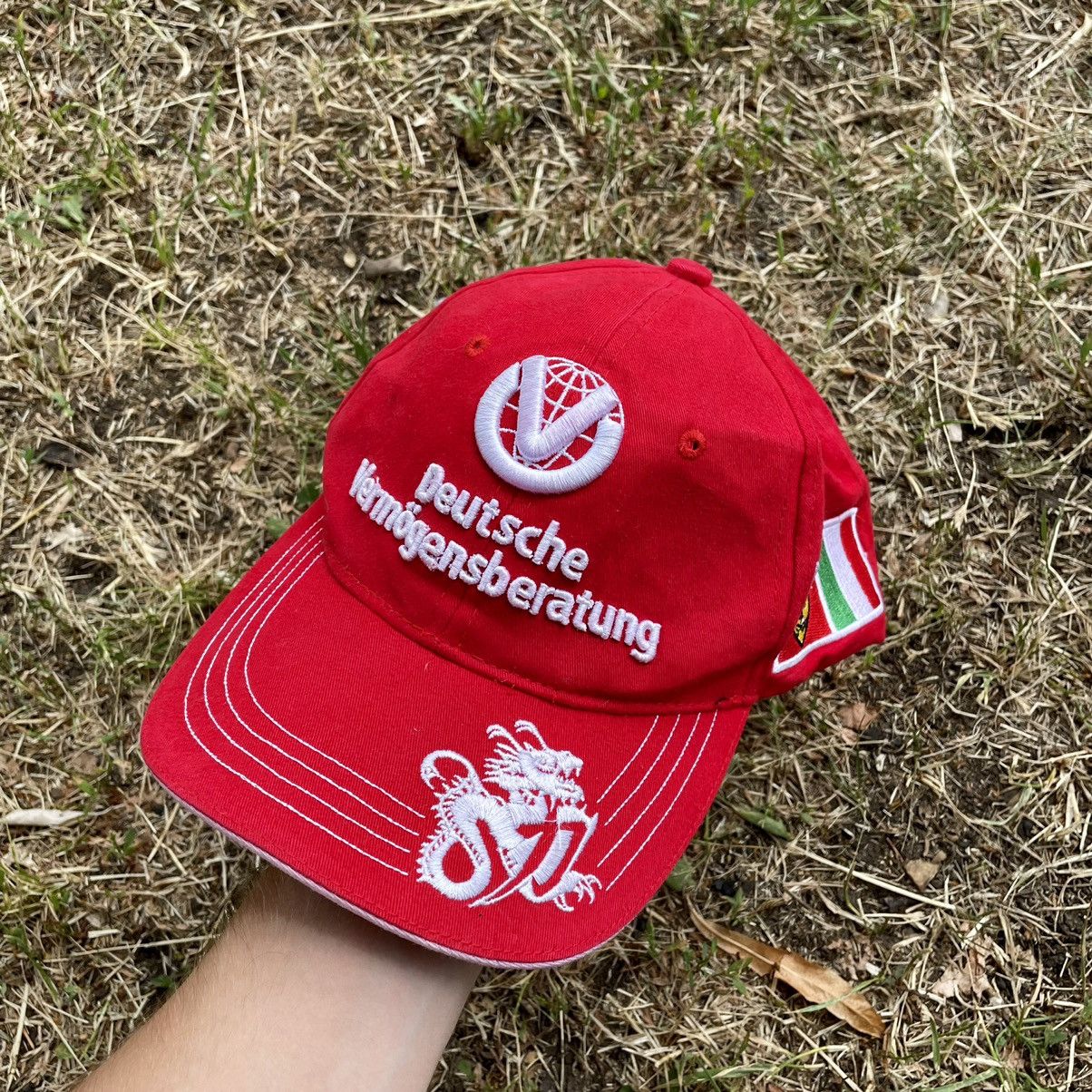 Vintage Vintage 90s German Streetwear Cap Red Logo Embroidered OS Size ONE SIZE - 1 Thumbnail