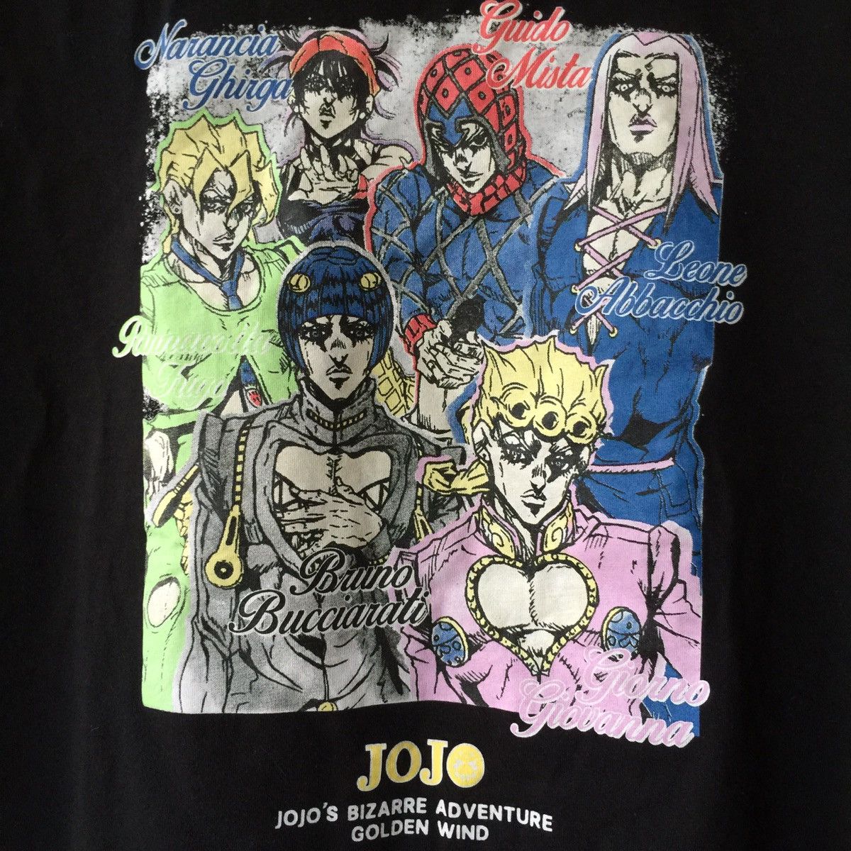 Cartoon Network × Japanese Brand × Vintage RARE JOJO’S BIZARRE ADVENTURE GOLDEN WIND MOVIE T SHIRT Size US M / EU 48-50 / 2 - 5 Thumbnail
