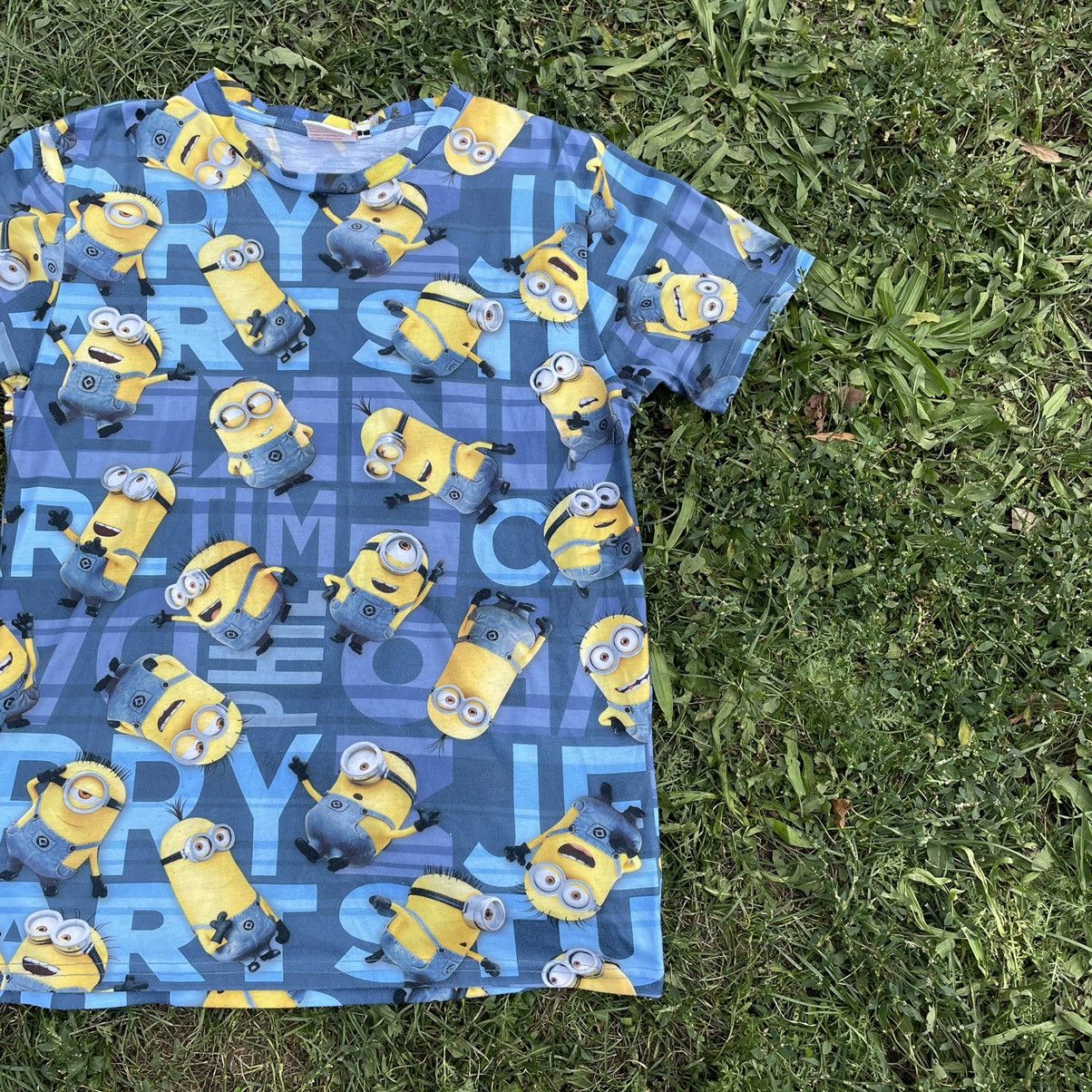 Cartoon Network Vintage Y2K Minions All Over Tee Face Humor Print Band Size US M / EU 48-50 / 2 - 2 Thumbnail