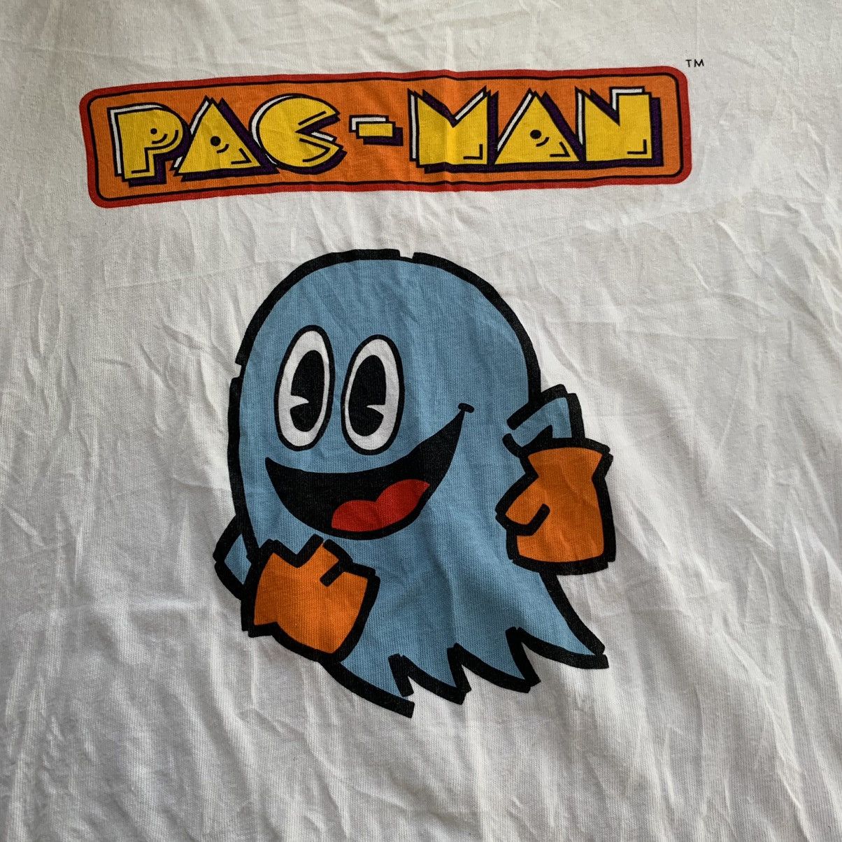 Anime Vintage Bandai Pac-Man Overprint Tshirt Size US S / EU 44-46 / 1 - 3 Thumbnail