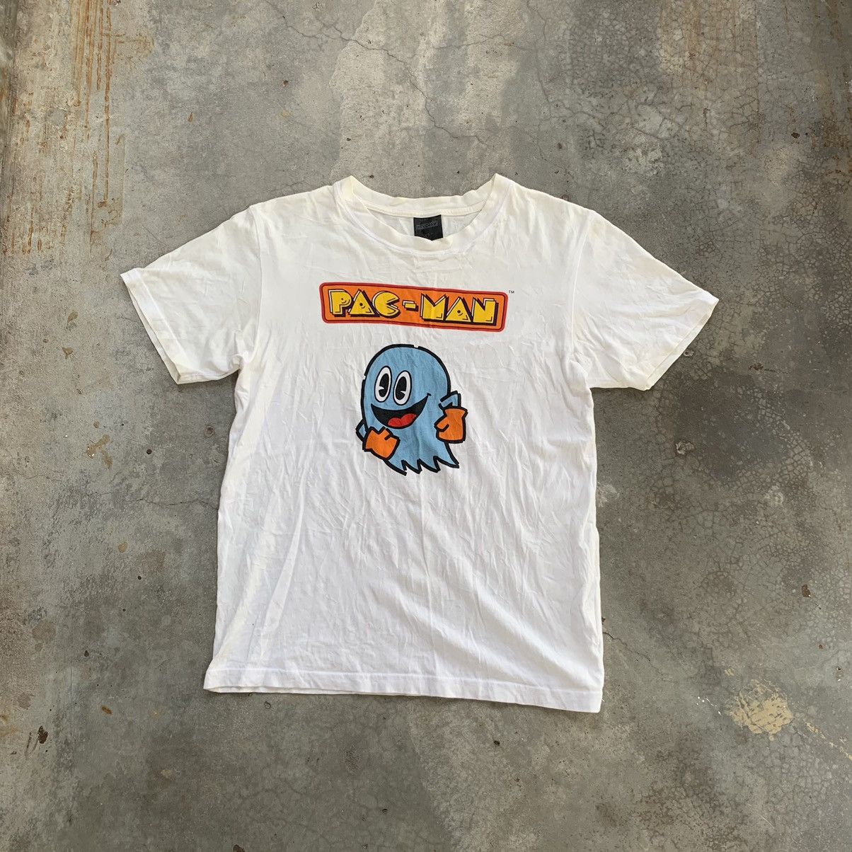 Anime Vintage Bandai Pac-Man Overprint Tshirt Size US S / EU 44-46 / 1 - 1 Thumbnail