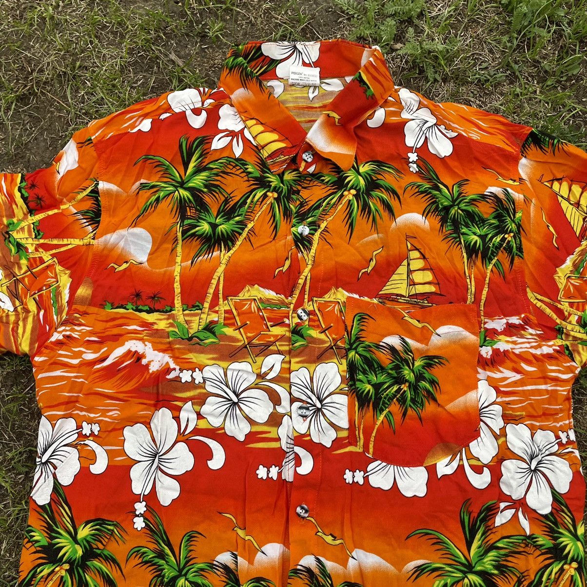 Vintage Vintage 90s Aloha Hawaiian Shirt Tropical Floral Print Coast Size US M / EU 48-50 / 2 - 4 Thumbnail