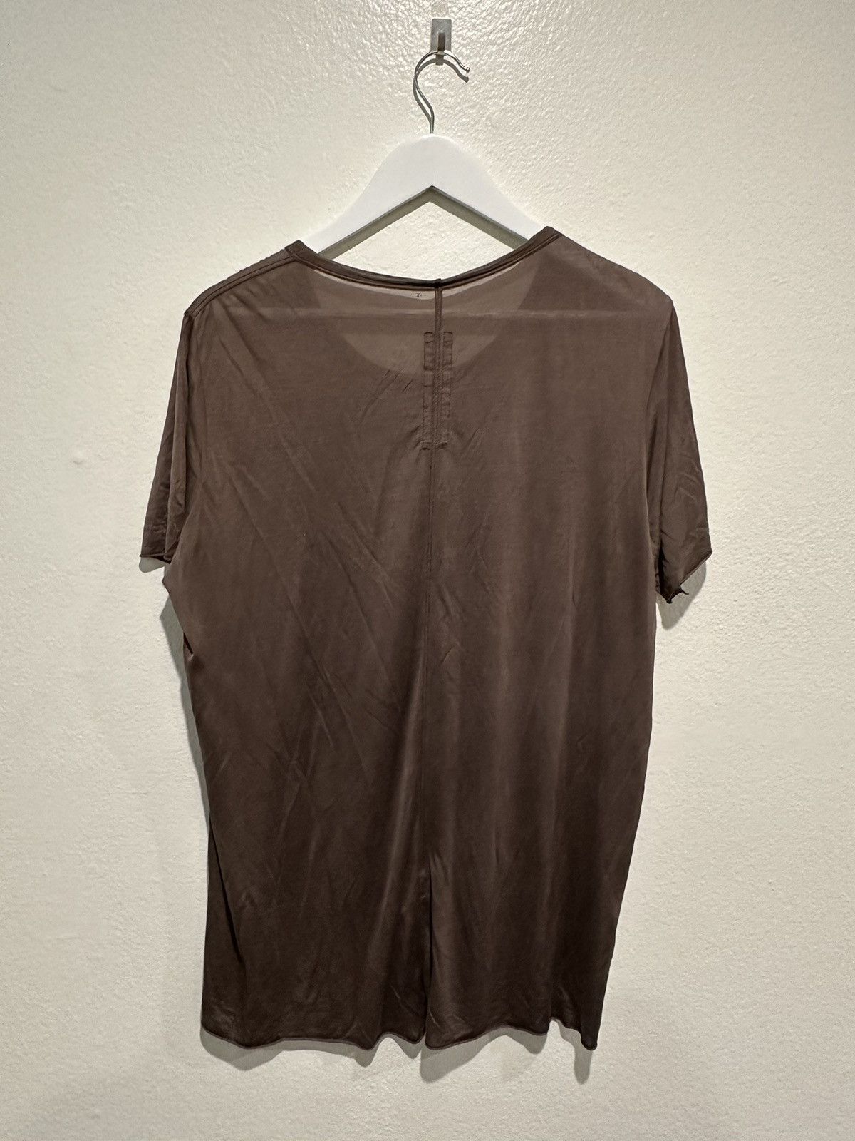 Rick Owens X Silk Tee Size US XL / EU 56 / 4 - 4 Thumbnail