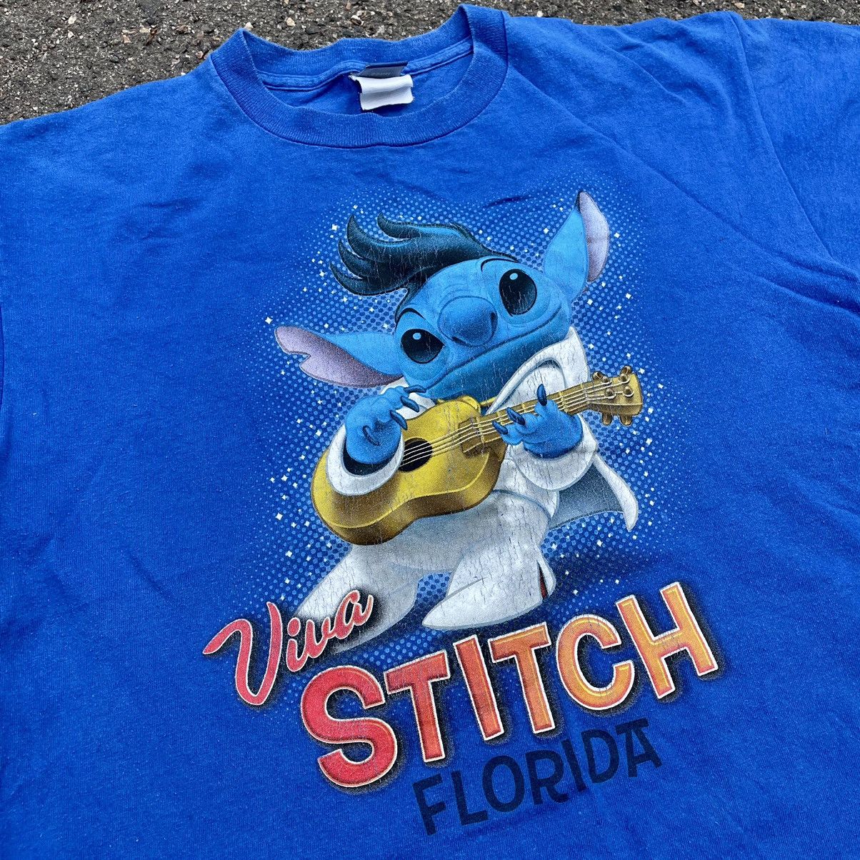Vintage Vintage Y2K Disney Stitch Graphic Tee Streetwear Blue Boxy M Size US M / EU 48-50 / 2 - 4 Thumbnail