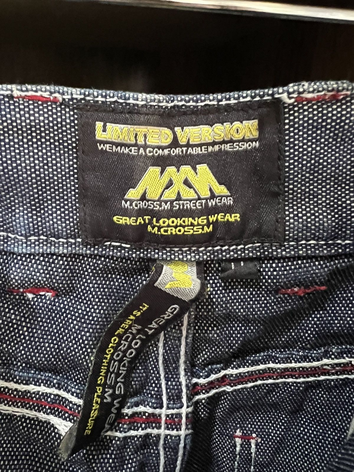 Japanese Brand 🔥M.Cross.M Streetwear Baggy Denim Pants Size US 33 - 14 Thumbnail