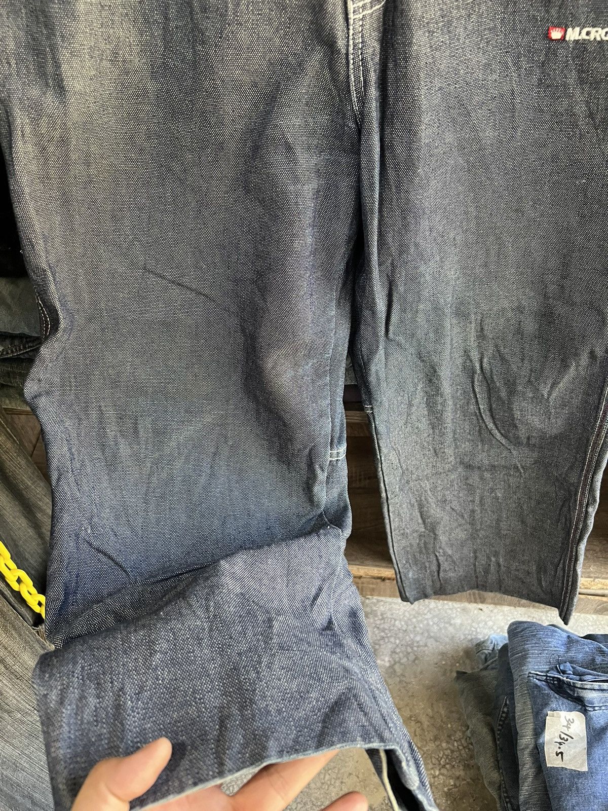 Japanese Brand 🔥M.Cross.M Streetwear Baggy Denim Pants Size US 33 - 9 Thumbnail