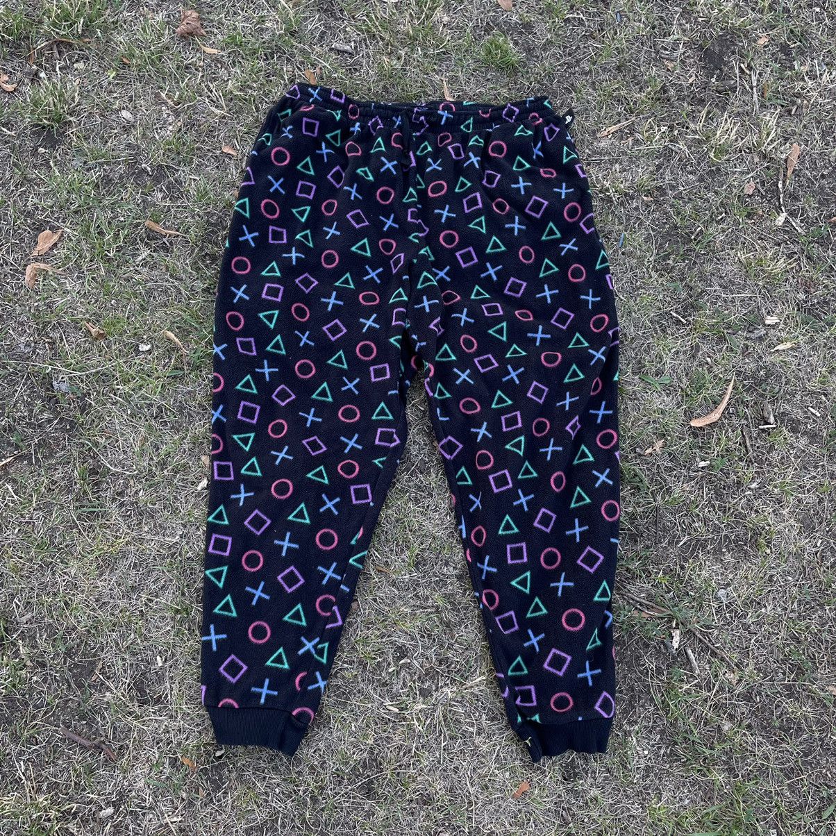 Vintage Vintage Y2K PlayStation All Over Print Baggy Pants Rave 34 Size US 34 / EU 50 - 1 Thumbnail
