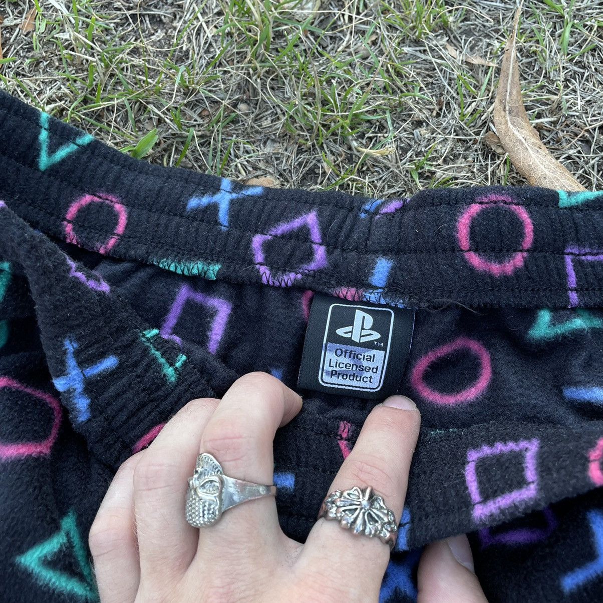Vintage Vintage Y2K PlayStation All Over Print Baggy Pants Rave 34 Size US 34 / EU 50 - 6 Thumbnail
