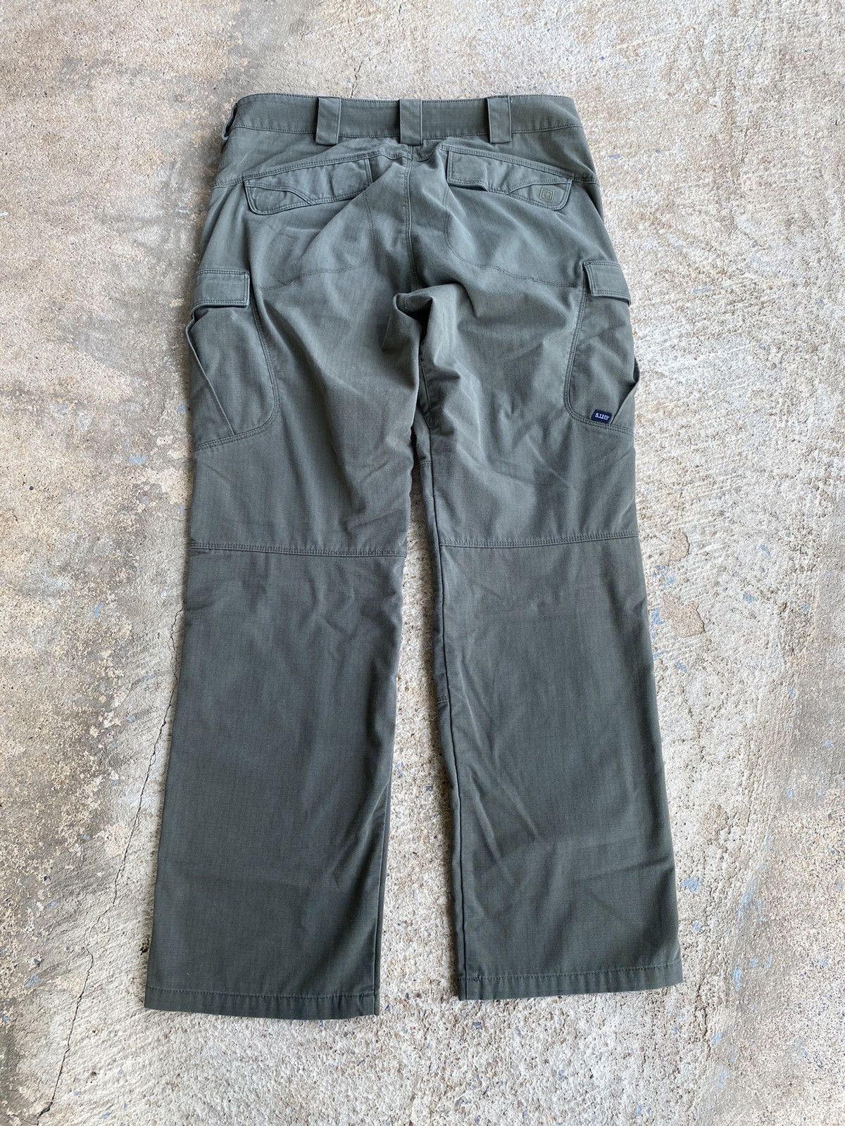 5.11 × Vintage Vintage Y2K 5.11 Gorp Olive Cargo Pants Size 33" - 5 Thumbnail