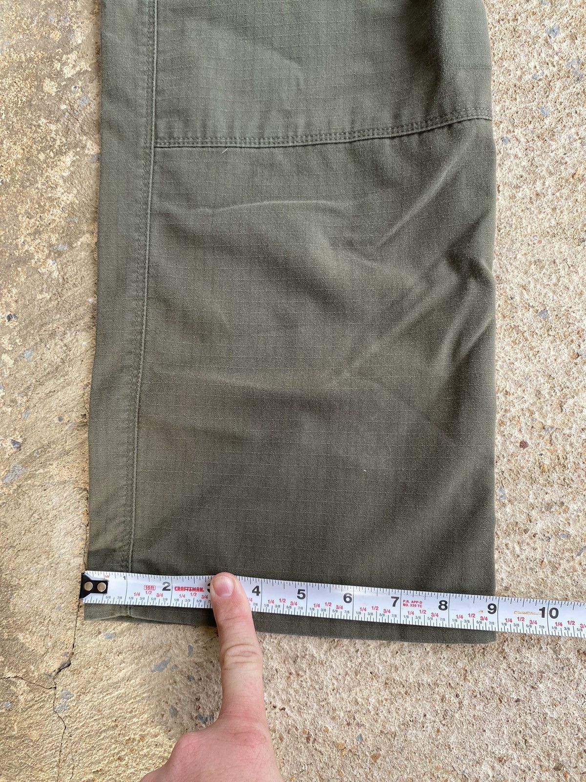 5.11 × Vintage Vintage Y2K 5.11 Gorp Olive Cargo Pants Size 33" - 10 Thumbnail