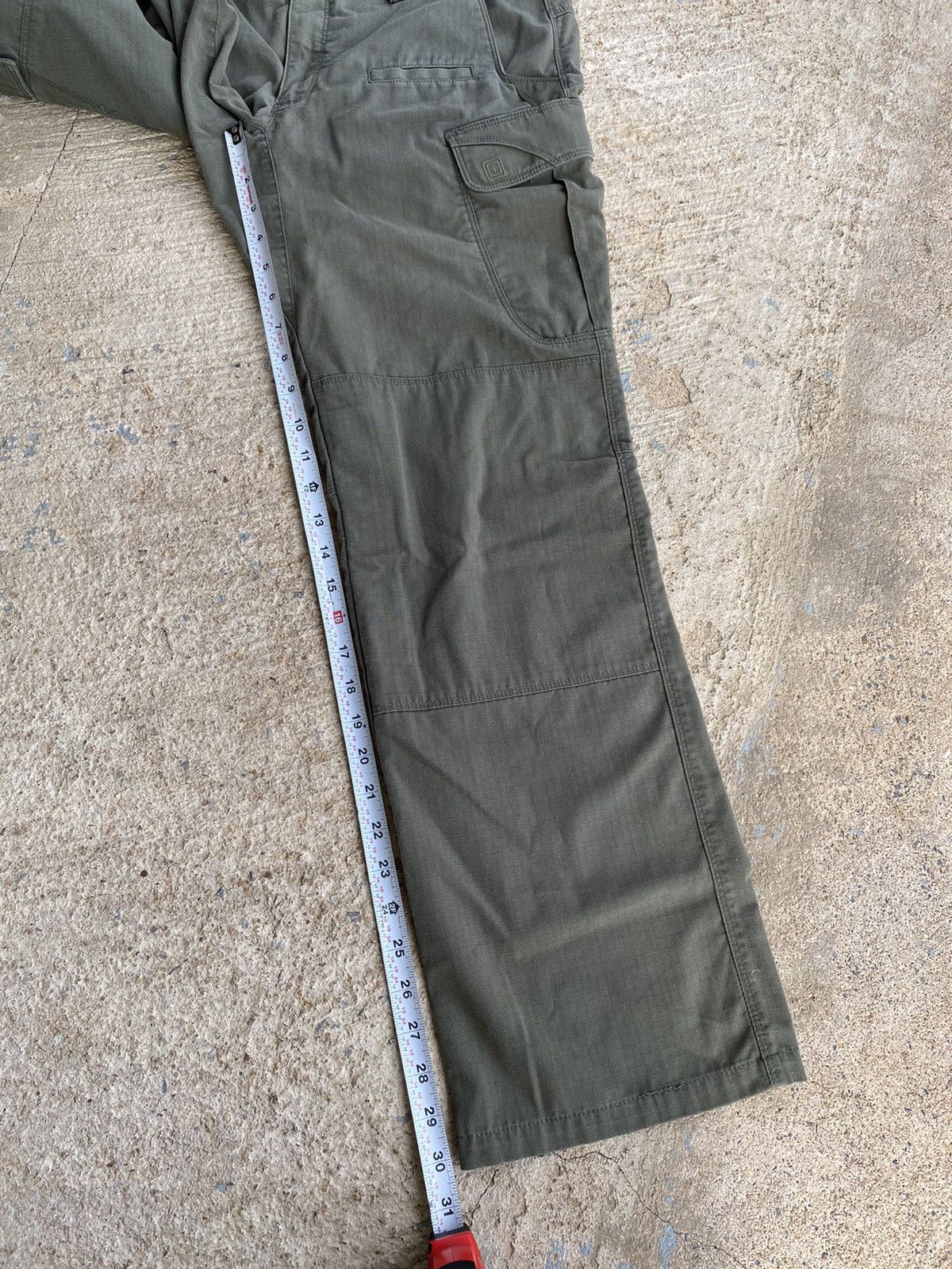 5.11 × Vintage Vintage Y2K 5.11 Gorp Olive Cargo Pants Size 33" - 11 Thumbnail