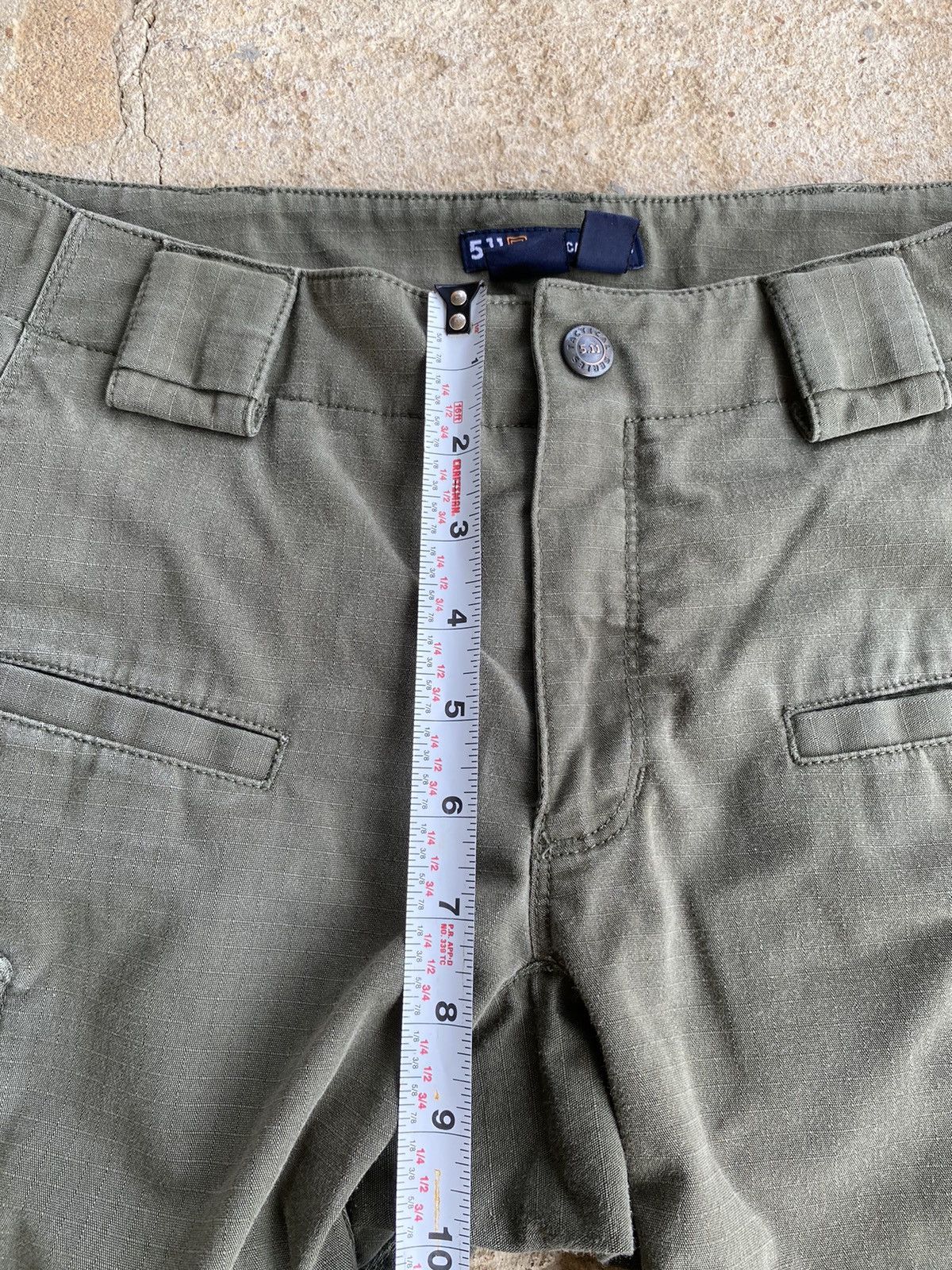 5.11 × Vintage Vintage Y2K 5.11 Gorp Olive Cargo Pants Size 33" - 9 Thumbnail