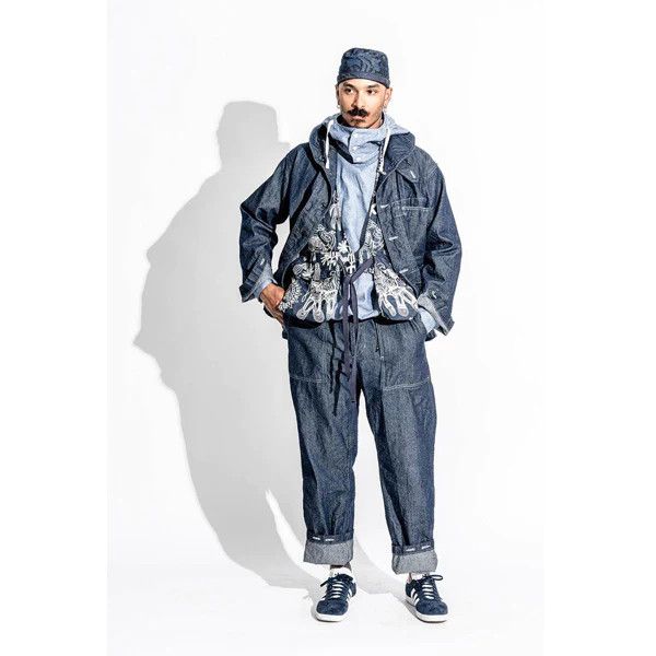 Engineered Garments SS21 Fatigue Pant 8oz Cone Denim Indigo size S 