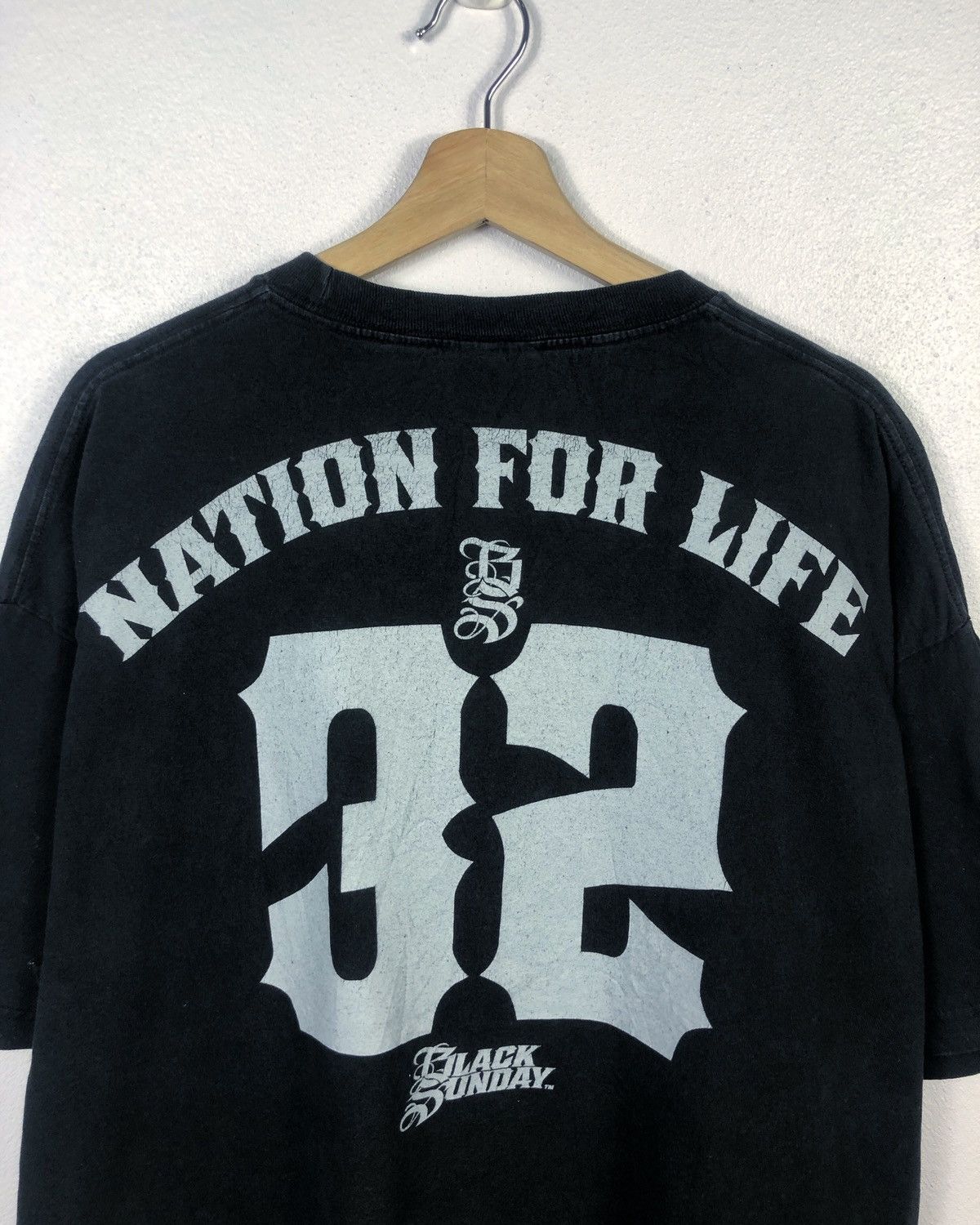 Other Rare Black Sunday Nation For Life Skulls Tee Size US XXL / EU 58 / 5 - 8 Thumbnail